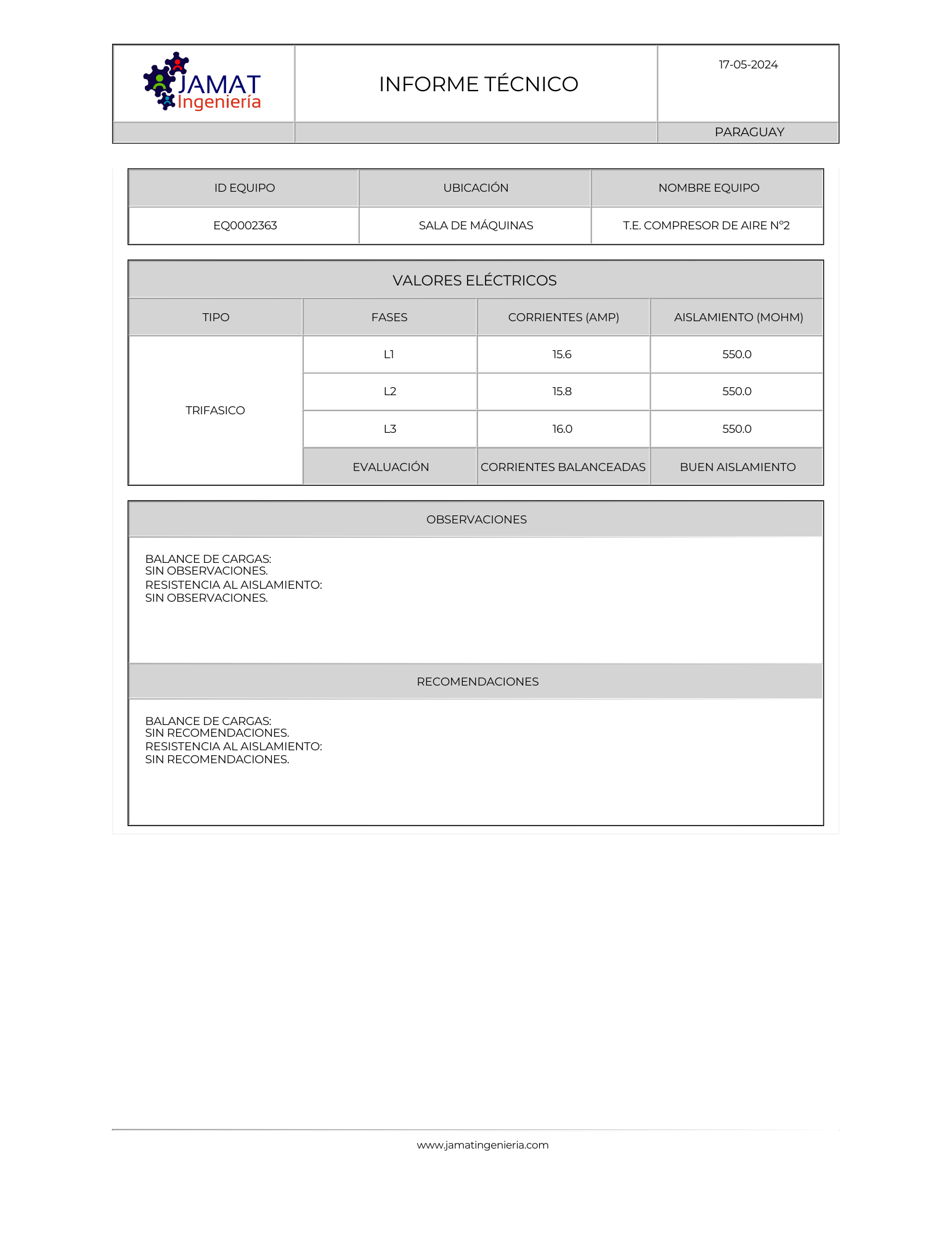 Informe Técnico